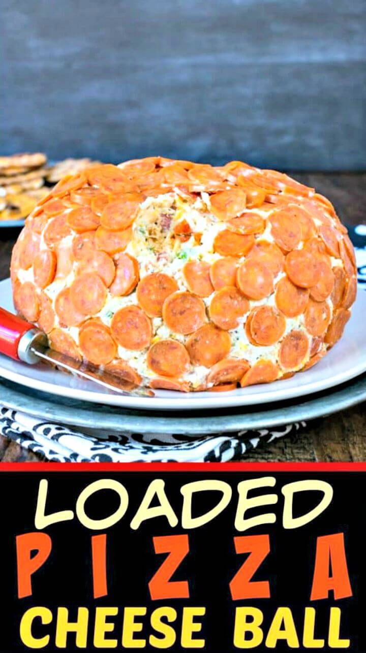 How to Make Loaded Pizza Cheese Ball