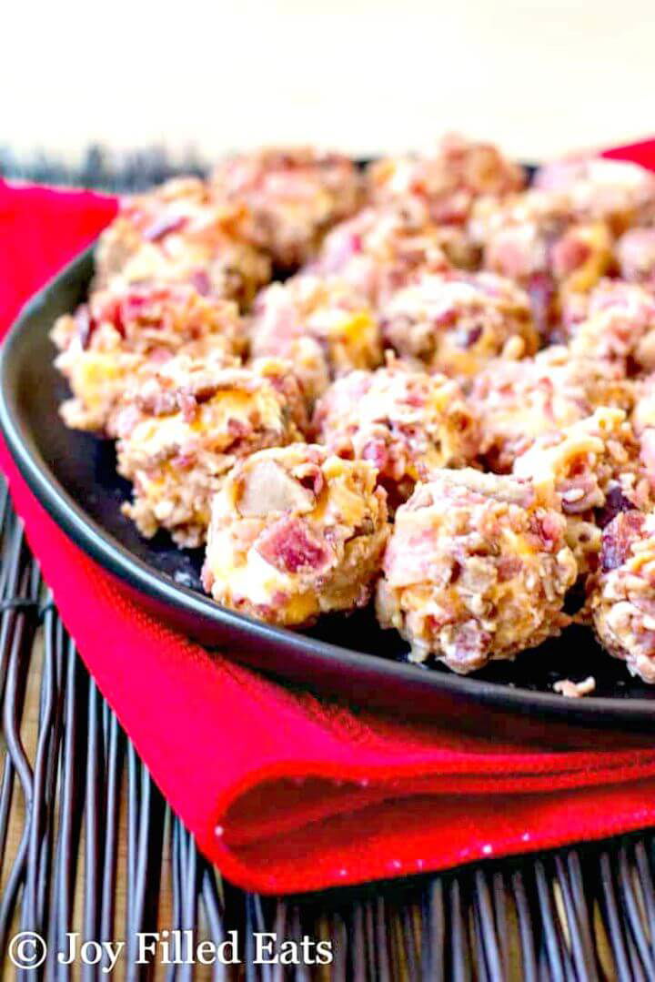 How To Make Bacon Cheddar Mini Cheese Balls