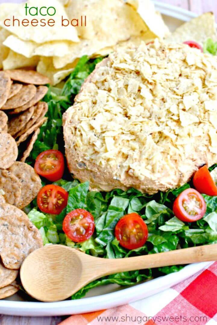 Delicious Taco Cheese Ball Recipe