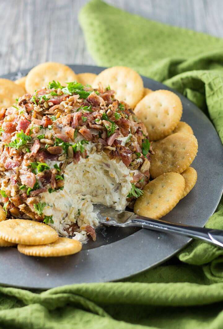 Bacon Pineapple Ranch Cheese Ball Recipe