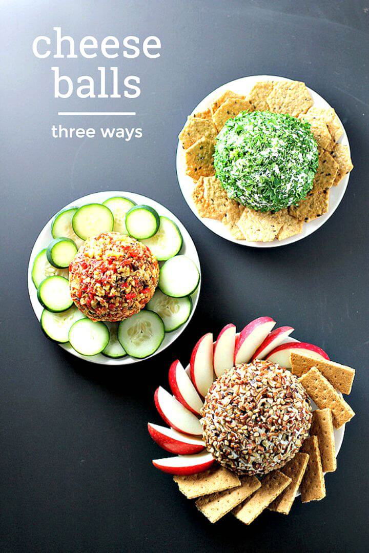 Cheese Balls Three Ways Recipe