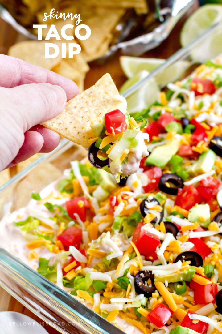 Best Skinny Taco Dip Recipe