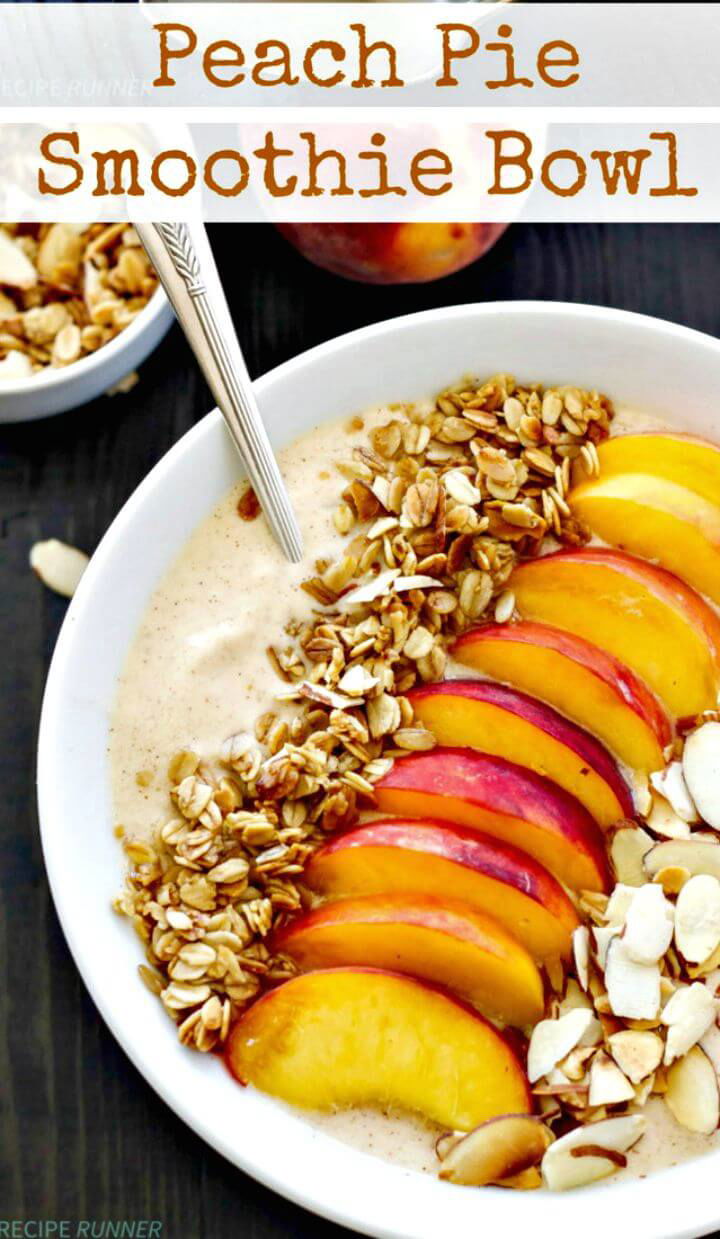 Peach Pie Smoothie Bowl Recipe