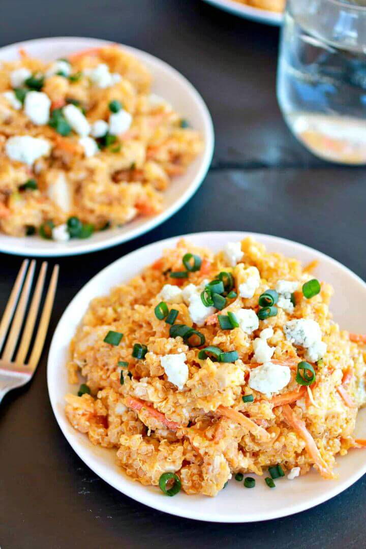 How to Make Buffalo Chicken Quinoa Salad