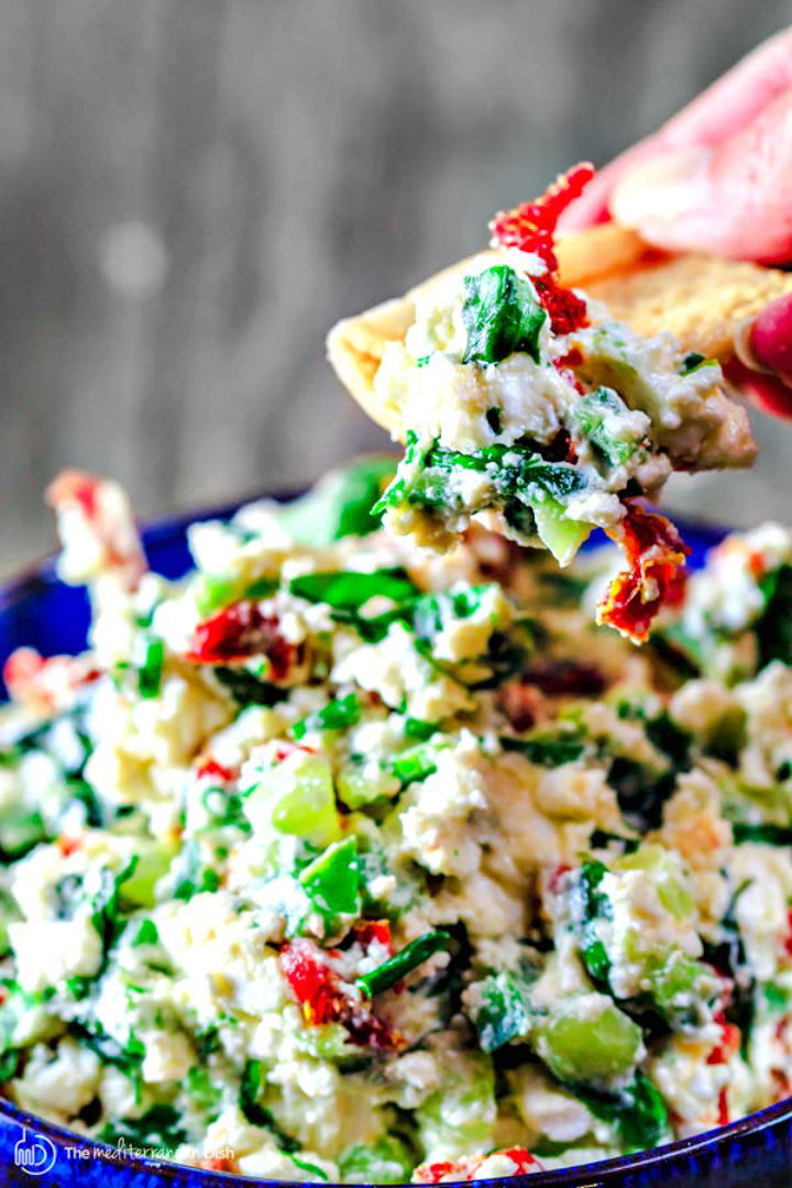 Easy Mediterranean Feta Cheese Dip Recipe