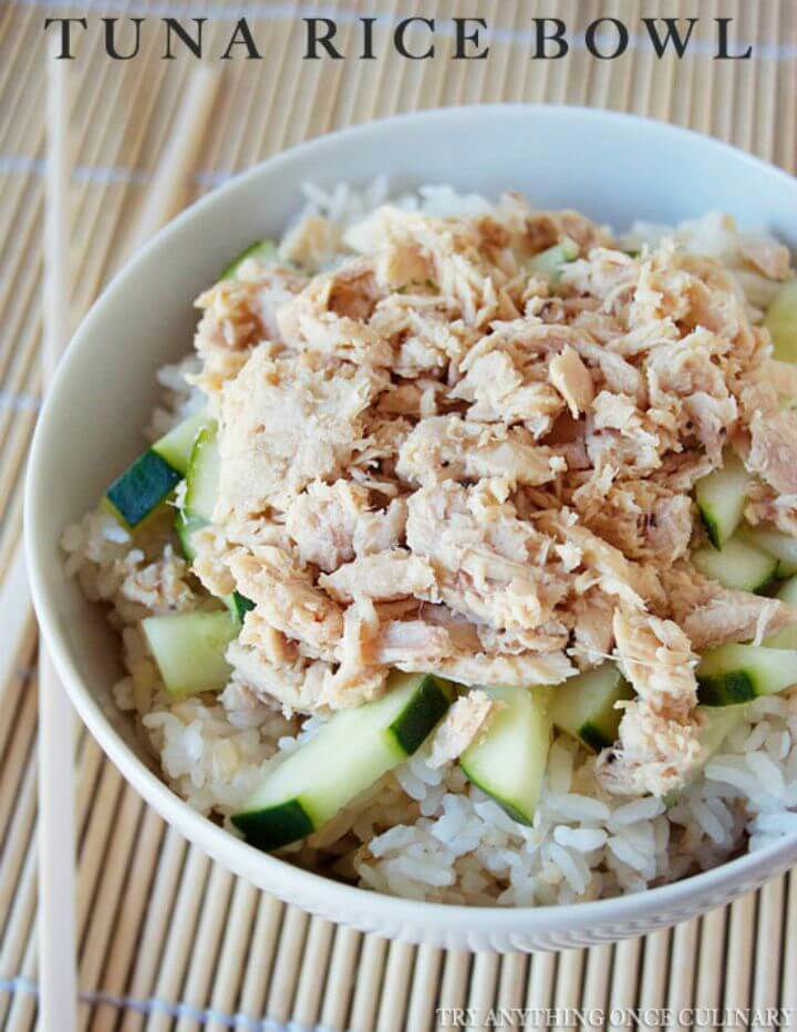 Easy To Make Tuna Rice Bowl