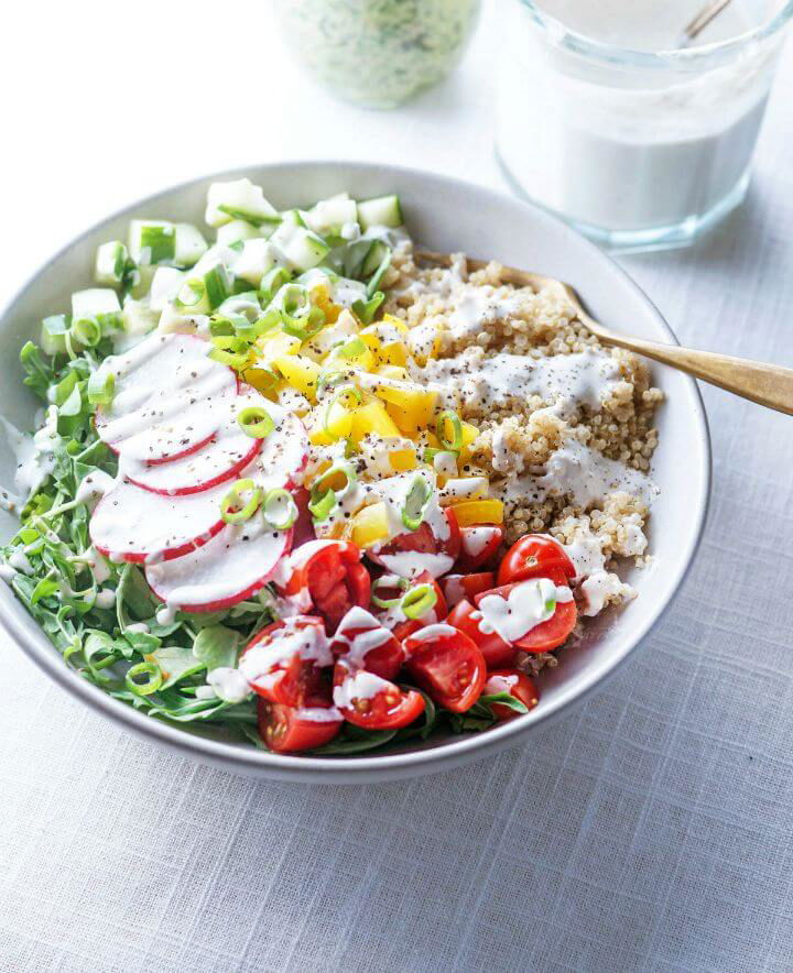 Fast and Healthy Ahead Vegan Lunch Bowls Recipe