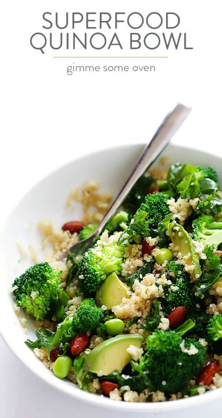 Fresh Superfood Quinoa Bowl Recipe