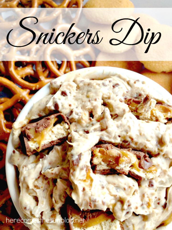 Healthy Snickers Dip Recipe