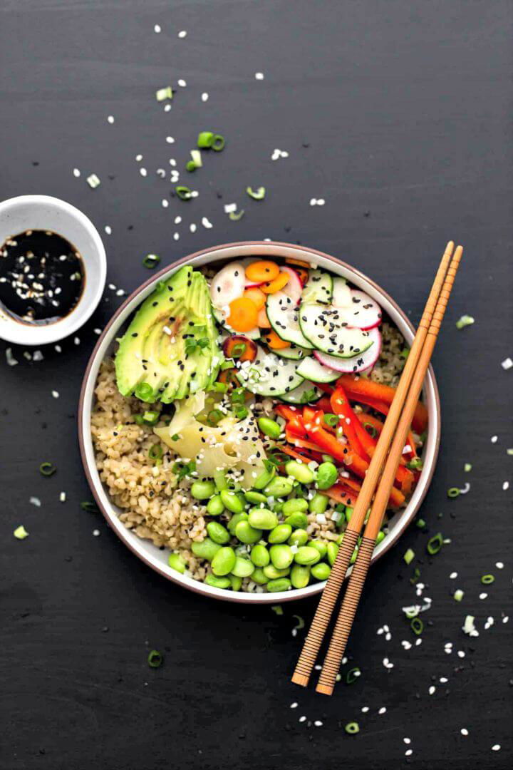 How To Make Vegetarian Sushi Bowl