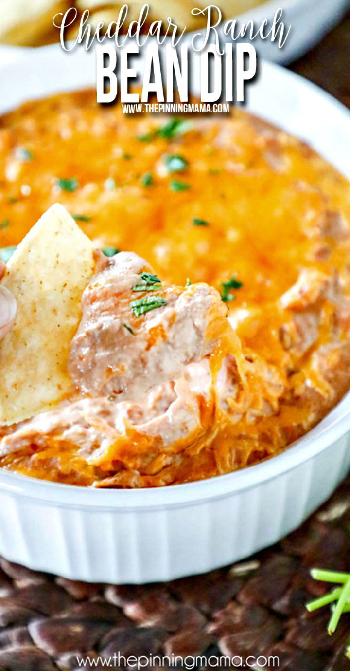 Make Cheesy Ranch Bean Dip Recipe