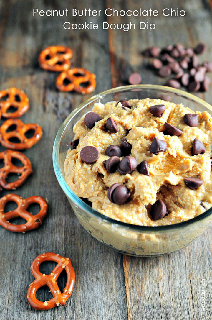 Make Peanut Butter Chocolate Chip Cookie Dough Dip Recipe