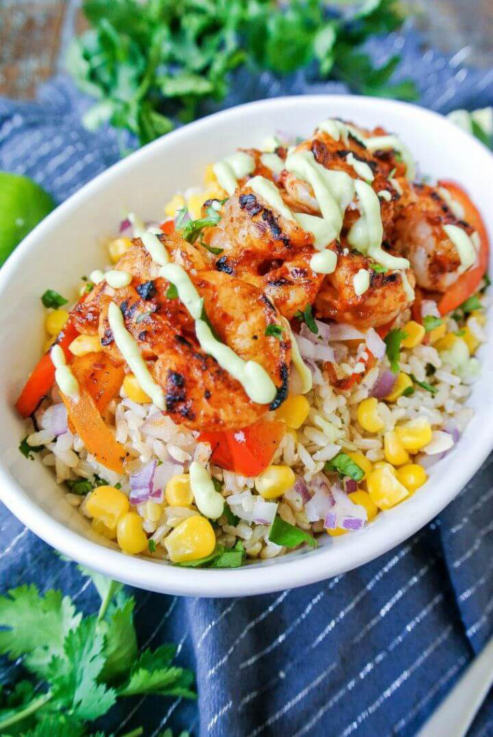 Chipotle Shrimp Burrito Bowl Recipe