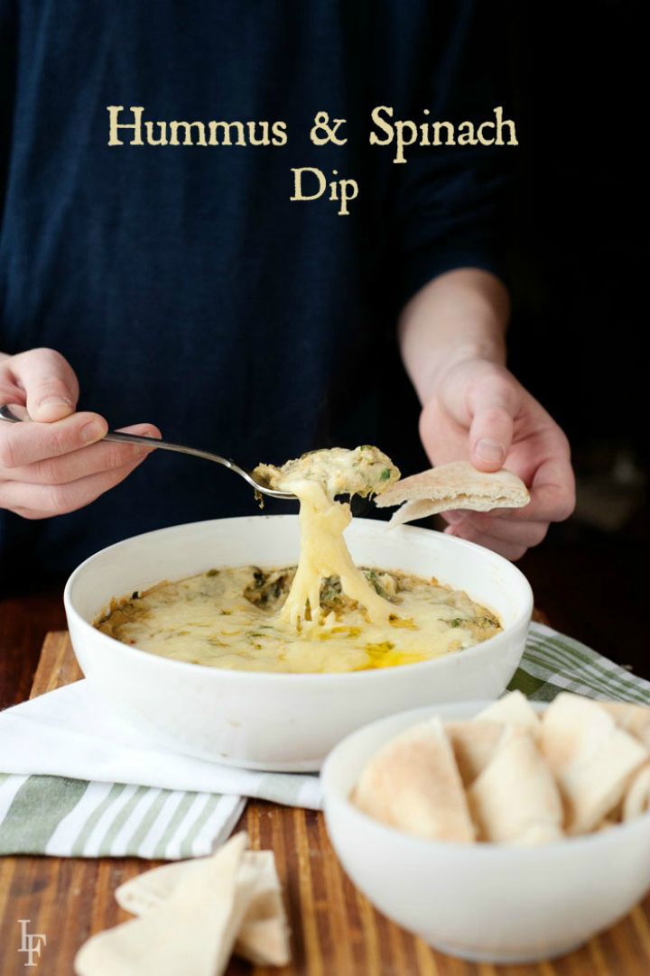 Quick Hummus Spinach Dip Recipe