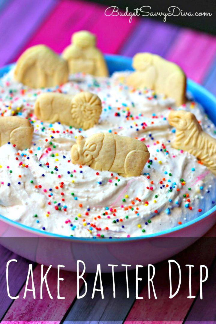 Sweet Cake Batter Dip Recipe