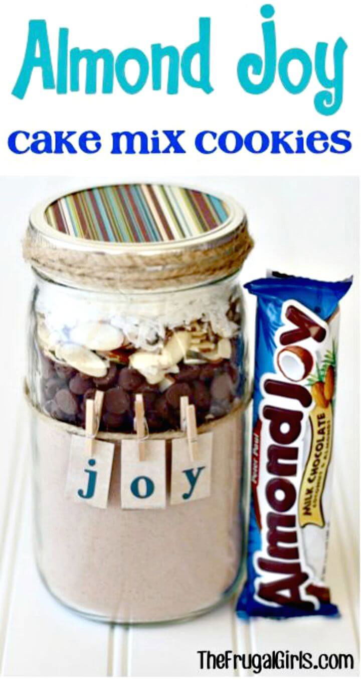 Sweet Almond Joy Cookie Mix in a Jar Recipe 