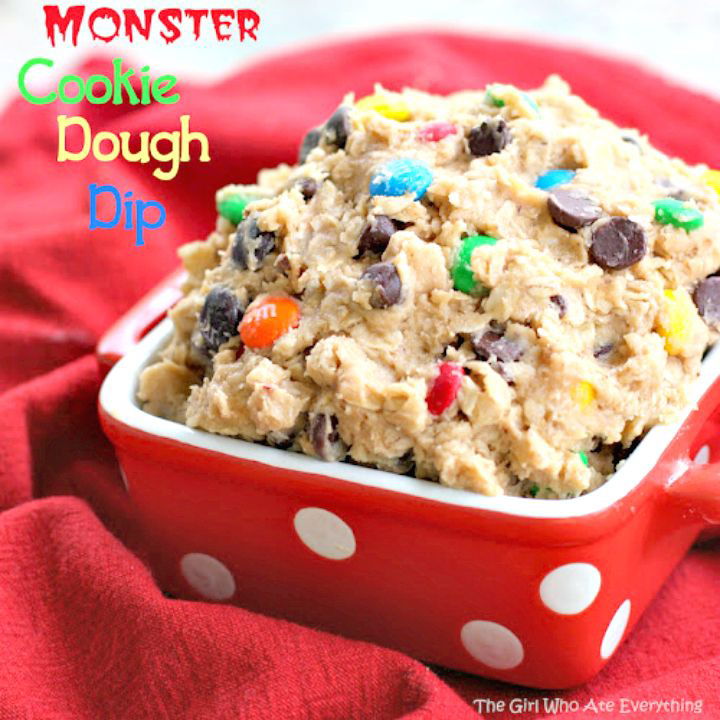 Sweet Monster Cookie Dough Dip Recipe